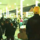 A crowd gathers at the gas station where Antonio Martin was killed in Berkeley, Mo., Dec. 23. 2014.
NBC News Screenshot